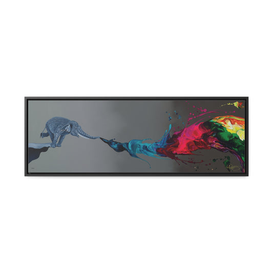 The Perception of Inspiration Kre8 Framed Gallery Wrapped Canvas