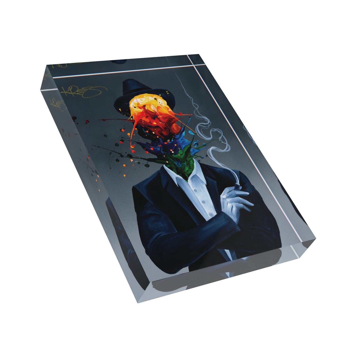 A Celebration of True Colors Kre8 Kube Acrylic Art Blocks
