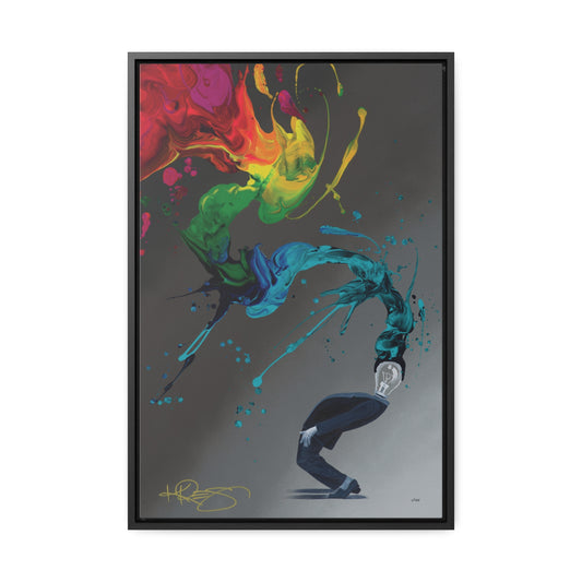 Mind of a Madman Kre8 Framed Gallery Wrapped Canvas