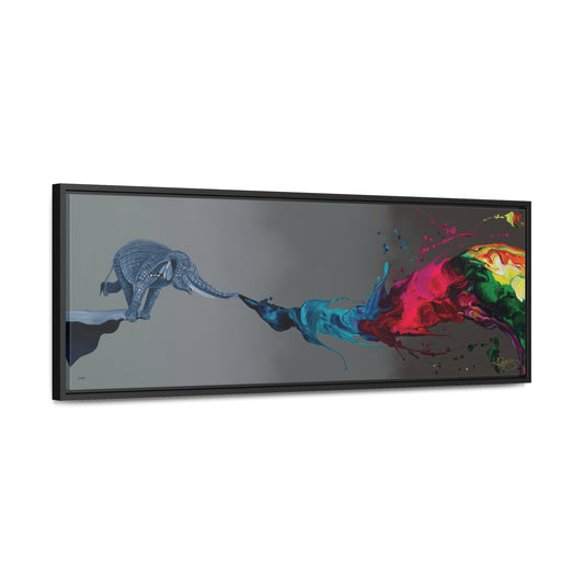 The Perception of Inspiration Kre8 Framed Gallery Wrapped Canvas