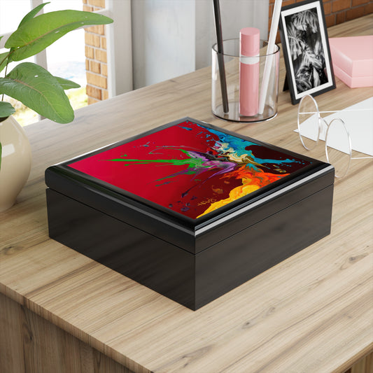 Wrapped in Red Kre8 Jewelry Box / Valuables Chest
