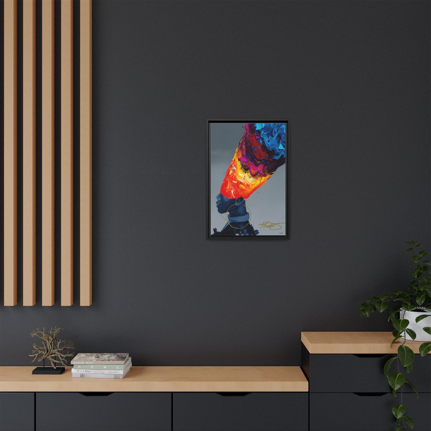 Limited Edition (of 250) Kre8 Framed Gallery Wrapped Canvas