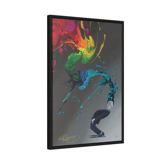 Mind of a Madman Kre8 Framed Gallery Wrapped Canvas