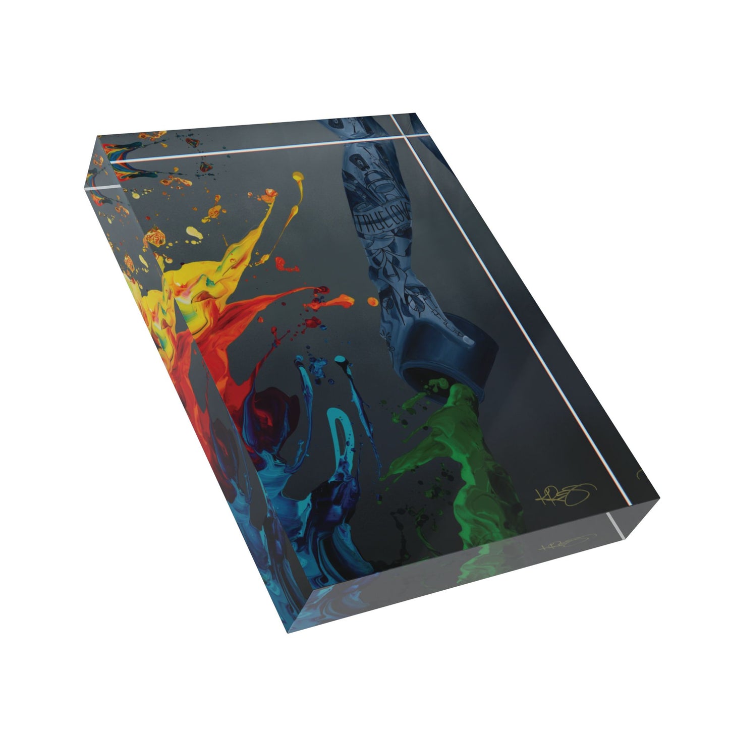 Embrace Your Story Kre8 Kube Acrylic Art Blocks