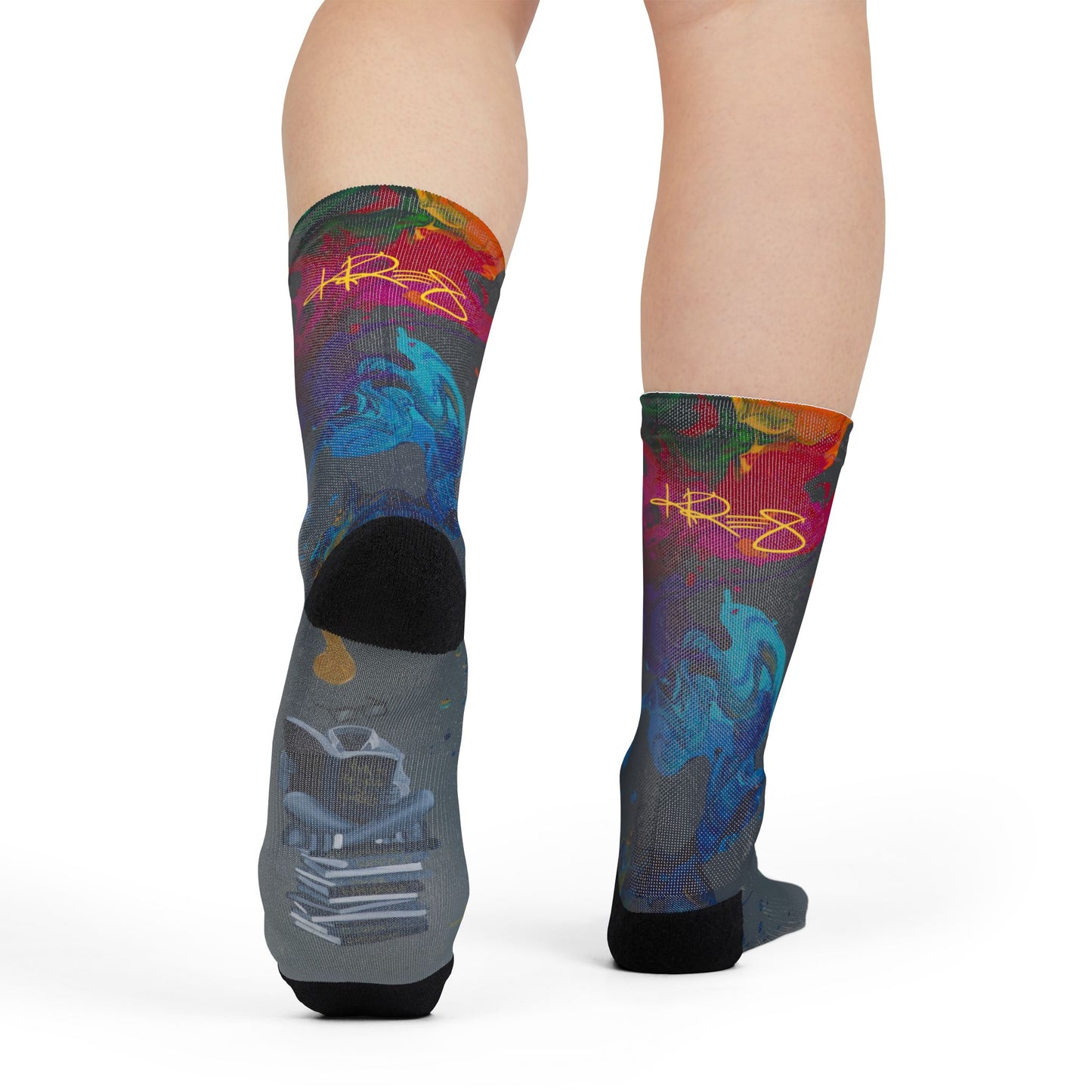 Believe in Yourself Kre8 Sublimation Crew Socks