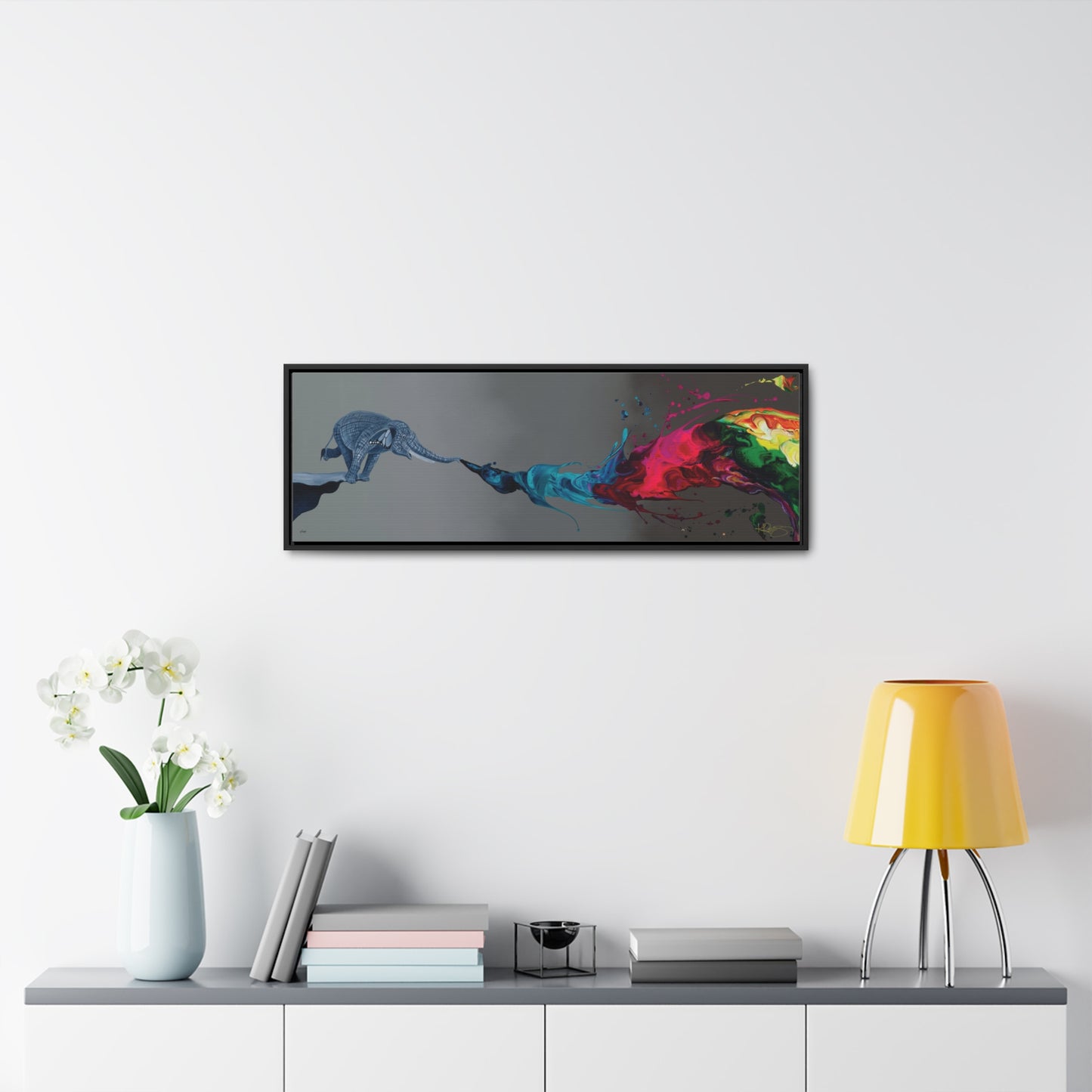 The Perception of Inspiration Kre8 Framed Gallery Wrapped Canvas