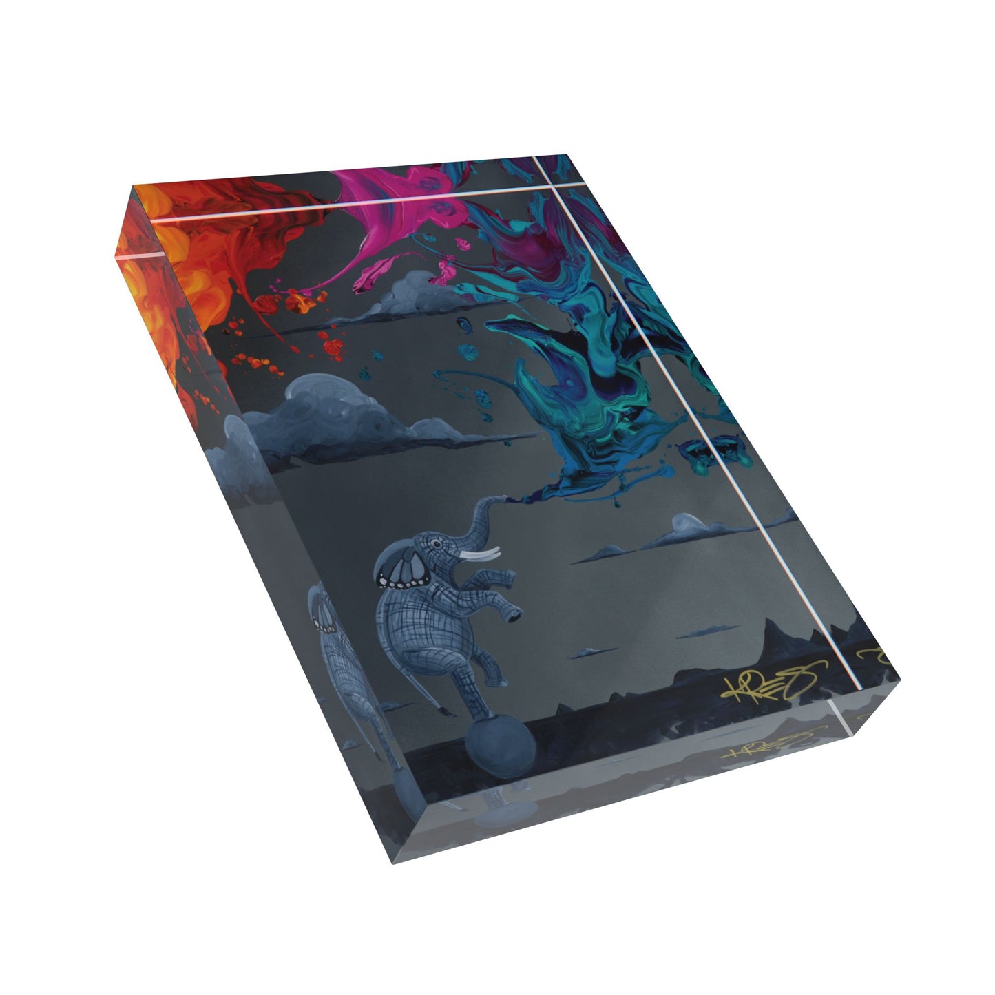Elegant Balance Kre8 Kube Acrylic Art Blocks