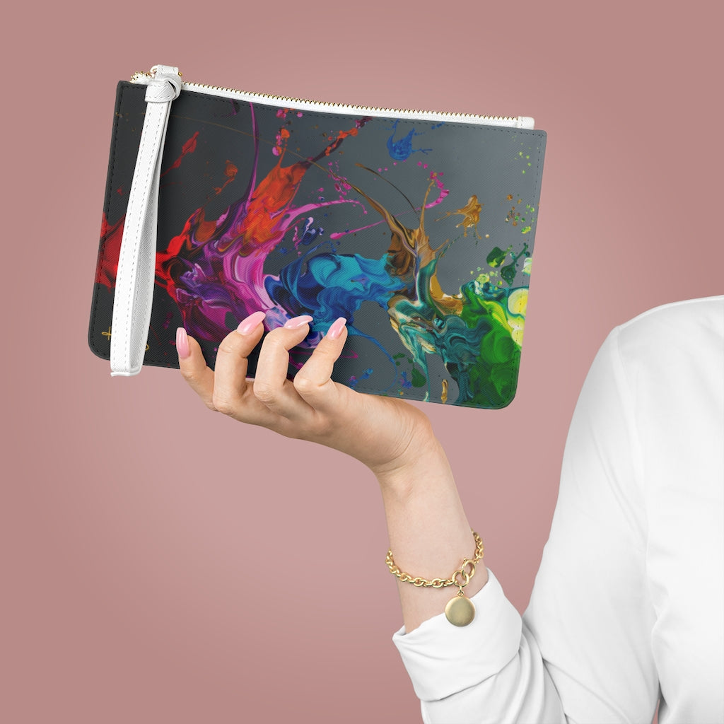 The Righteous Path Kre8 Saffiano Clutch Bag