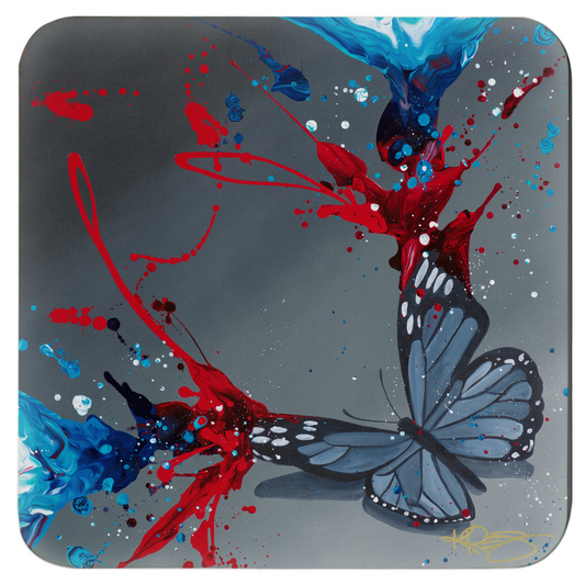 Fly with Me Kre8 Hot or Cold Drink Coaster Set