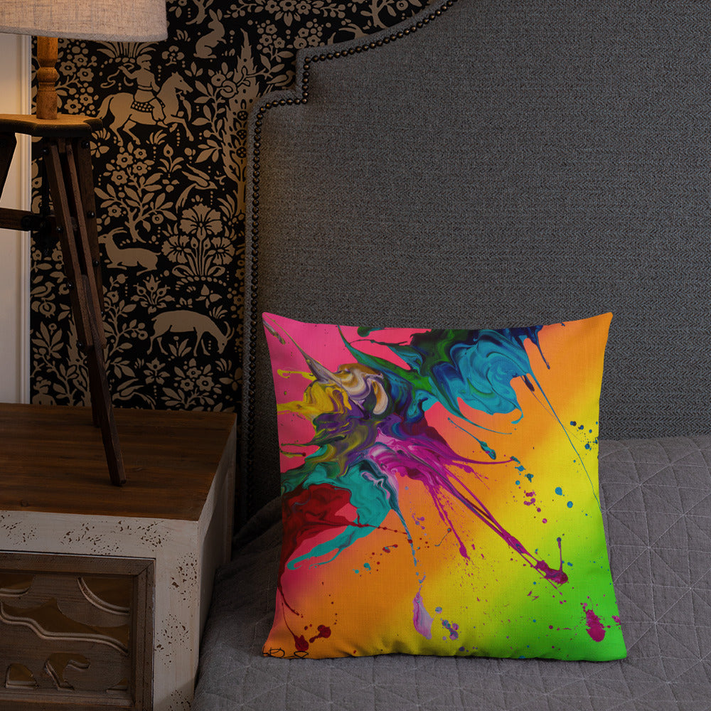 Eye Candy Kre8 Premium Throw Pillow