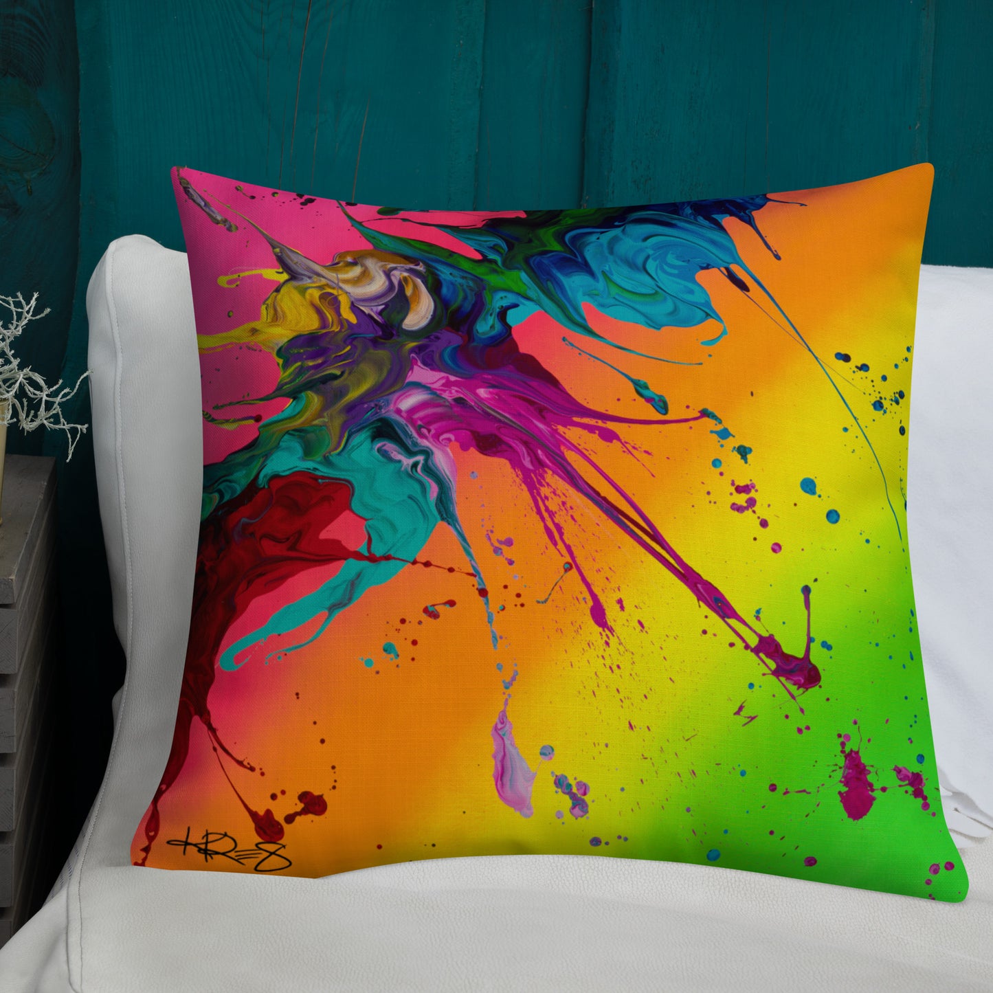 Eye Candy Kre8 Premium Throw Pillow