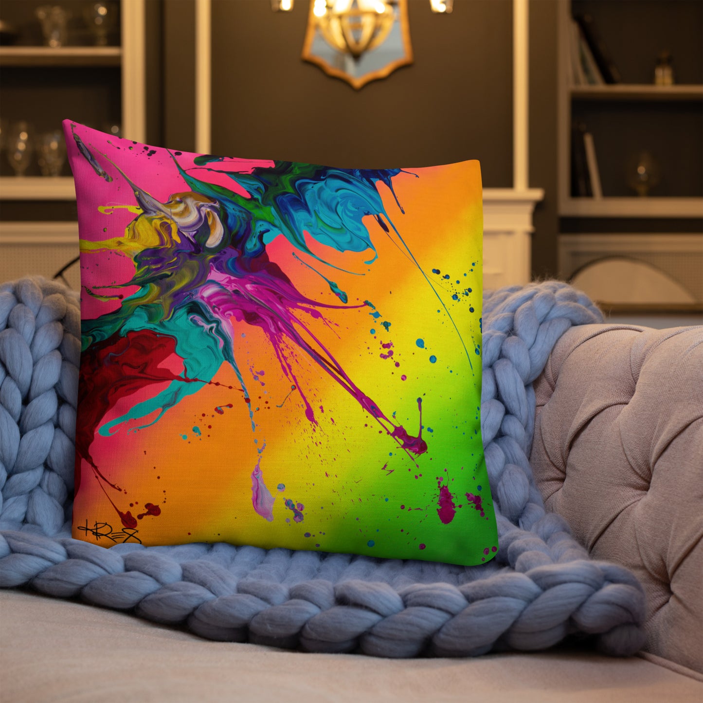 Eye Candy Kre8 Premium Throw Pillow