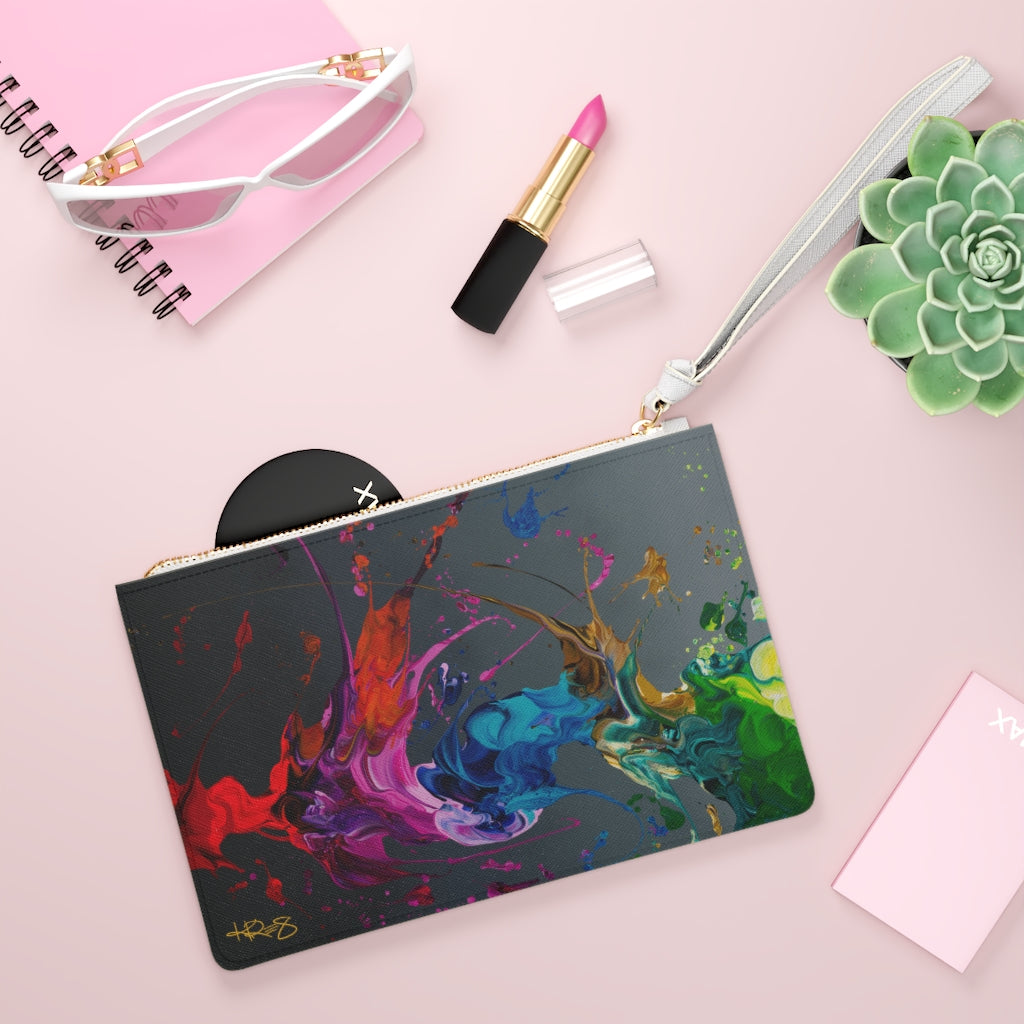The Righteous Path Kre8 Saffiano Clutch Bag