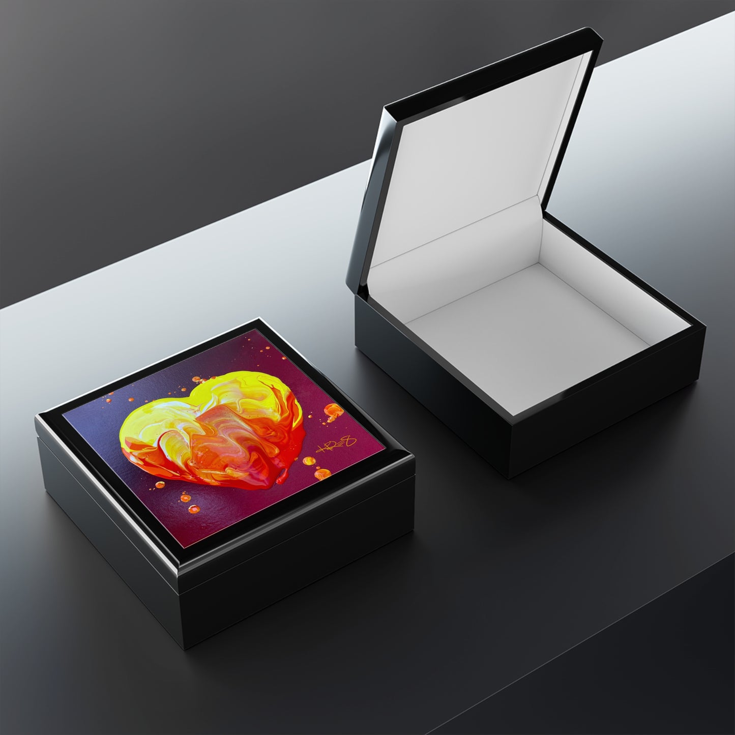 Heart of Fire Kre8 Jewelry Box / Valuables Chest
