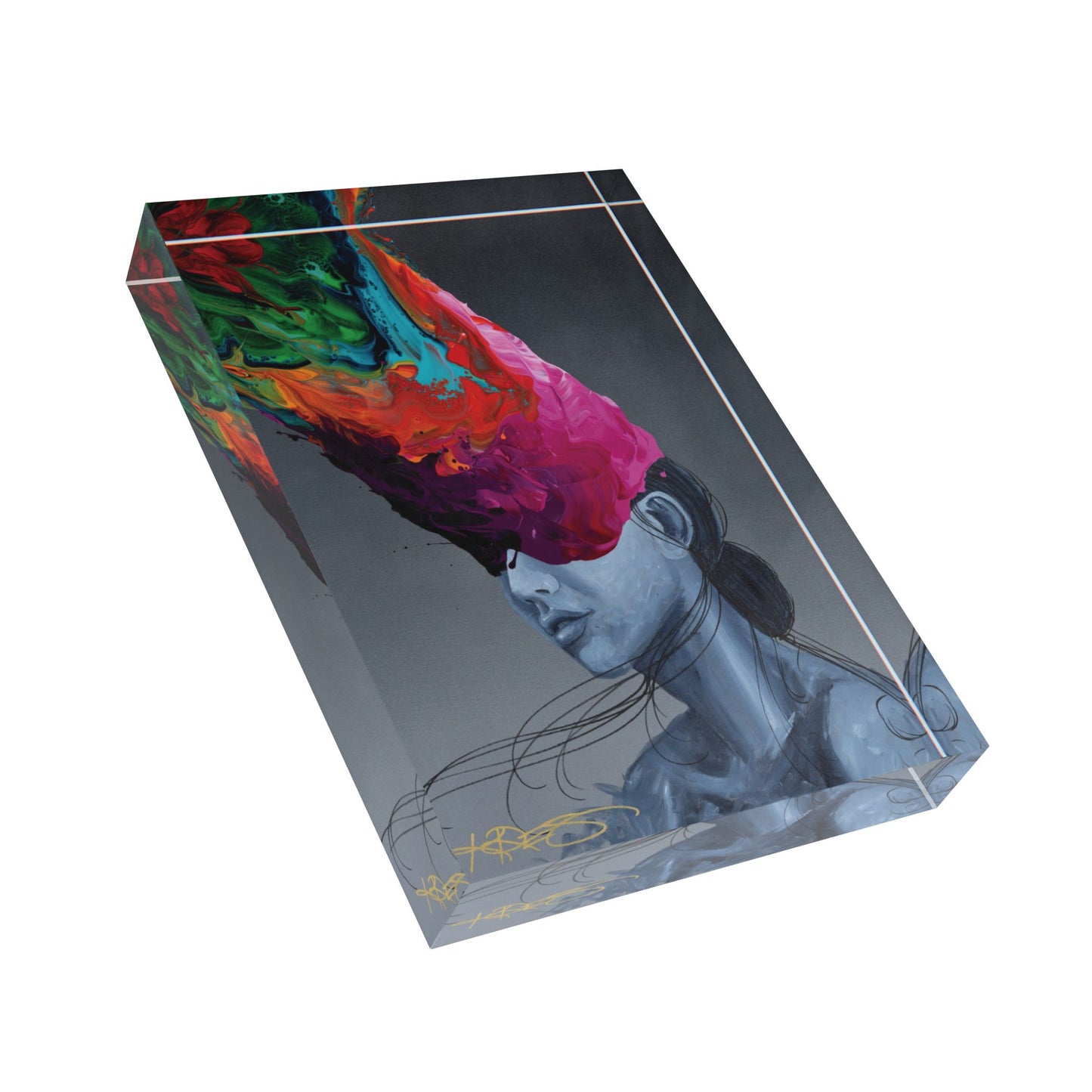 Visual Poet Kre8 Kube Acrylic Art Blocks