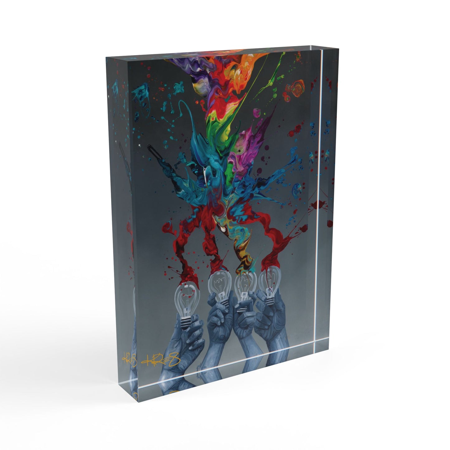 Bright Idea Kre8 Kube Acrylic Art Blocks