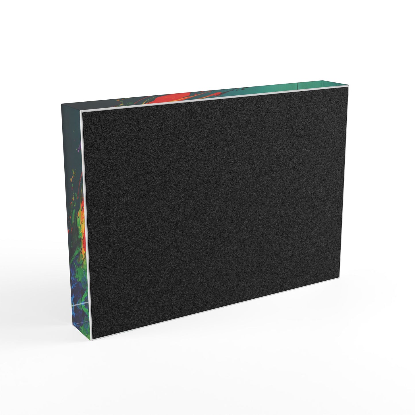 Teal Abstract Kre8 Kube Acrylic Art Blocks