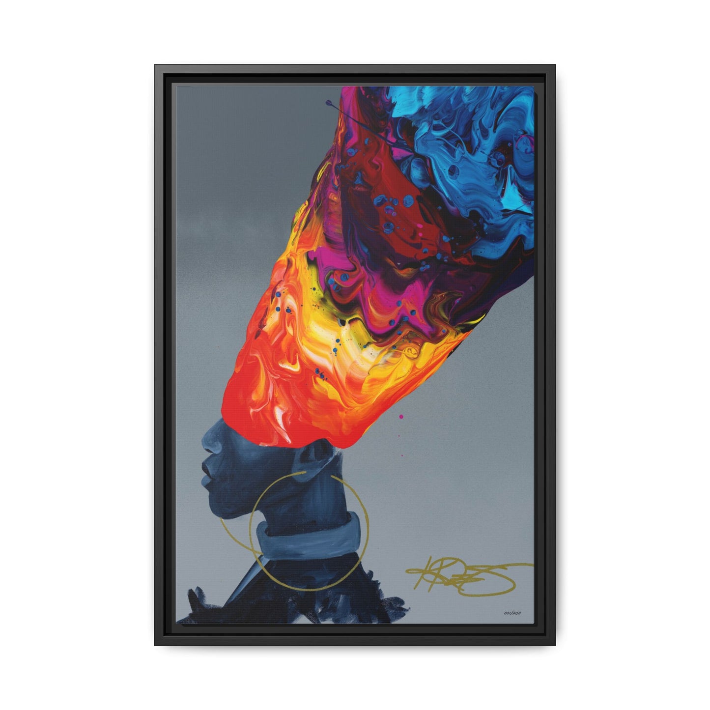 Limited Edition (of 250) Kre8 Framed Gallery Wrapped Canvas