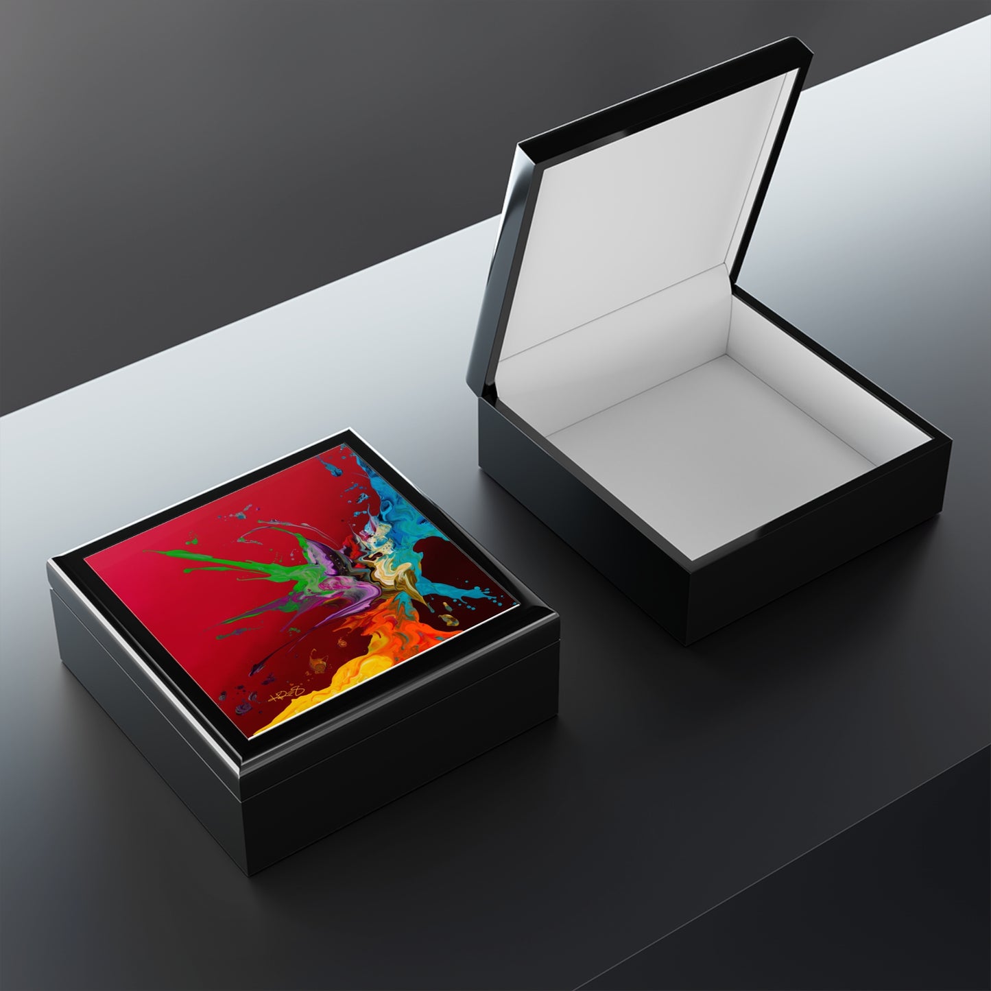 Wrapped in Red Kre8 Jewelry Box / Valuables Chest
