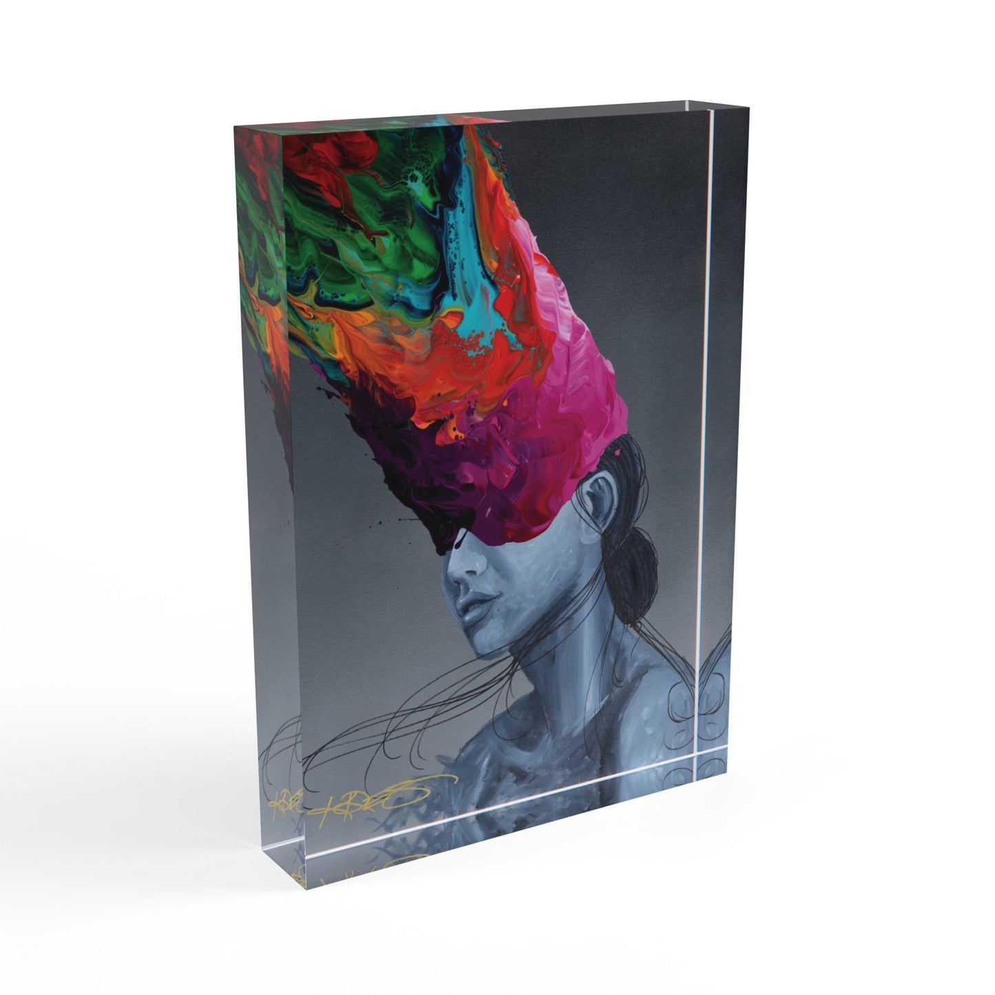 Visual Poet Kre8 Kube Acrylic Art Blocks