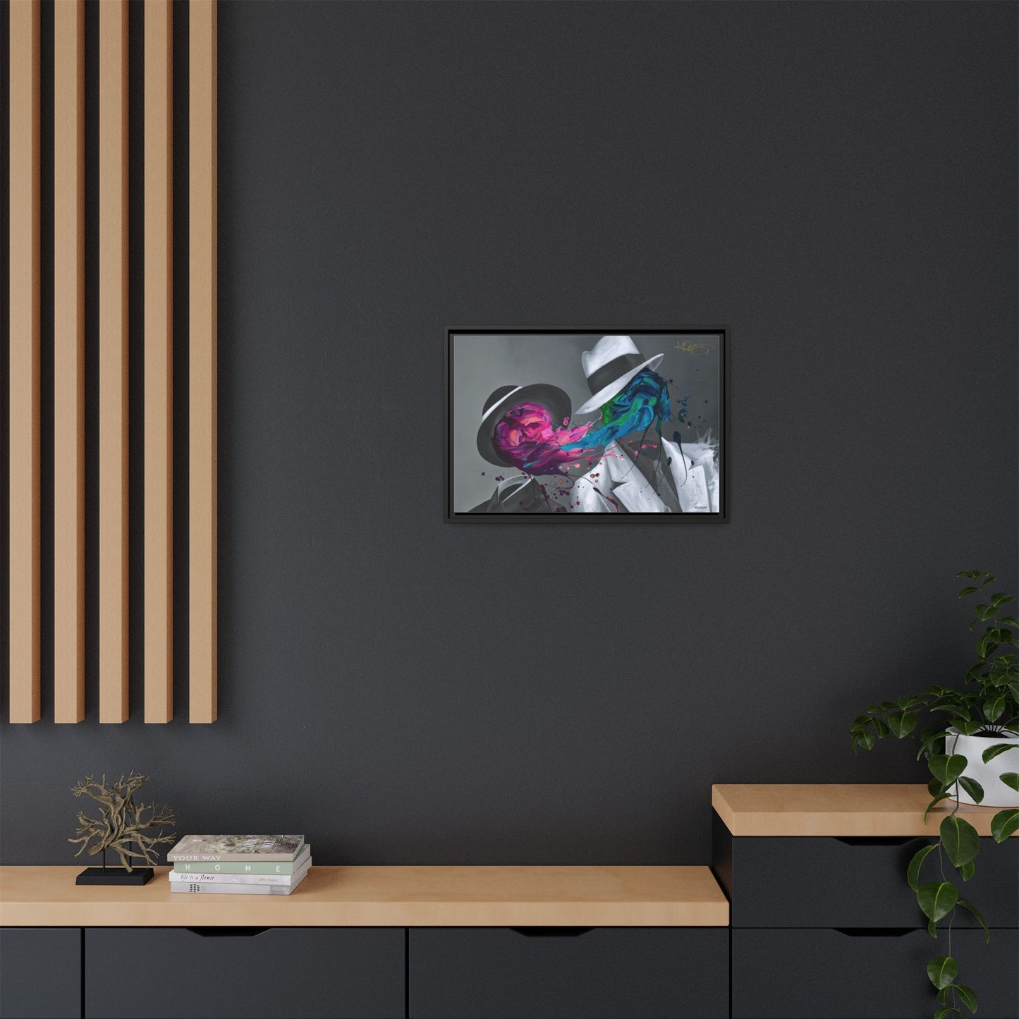 The Epic Battle Limited Edition (of 250) Kre8 Framed Gallery Wrapped Canvas