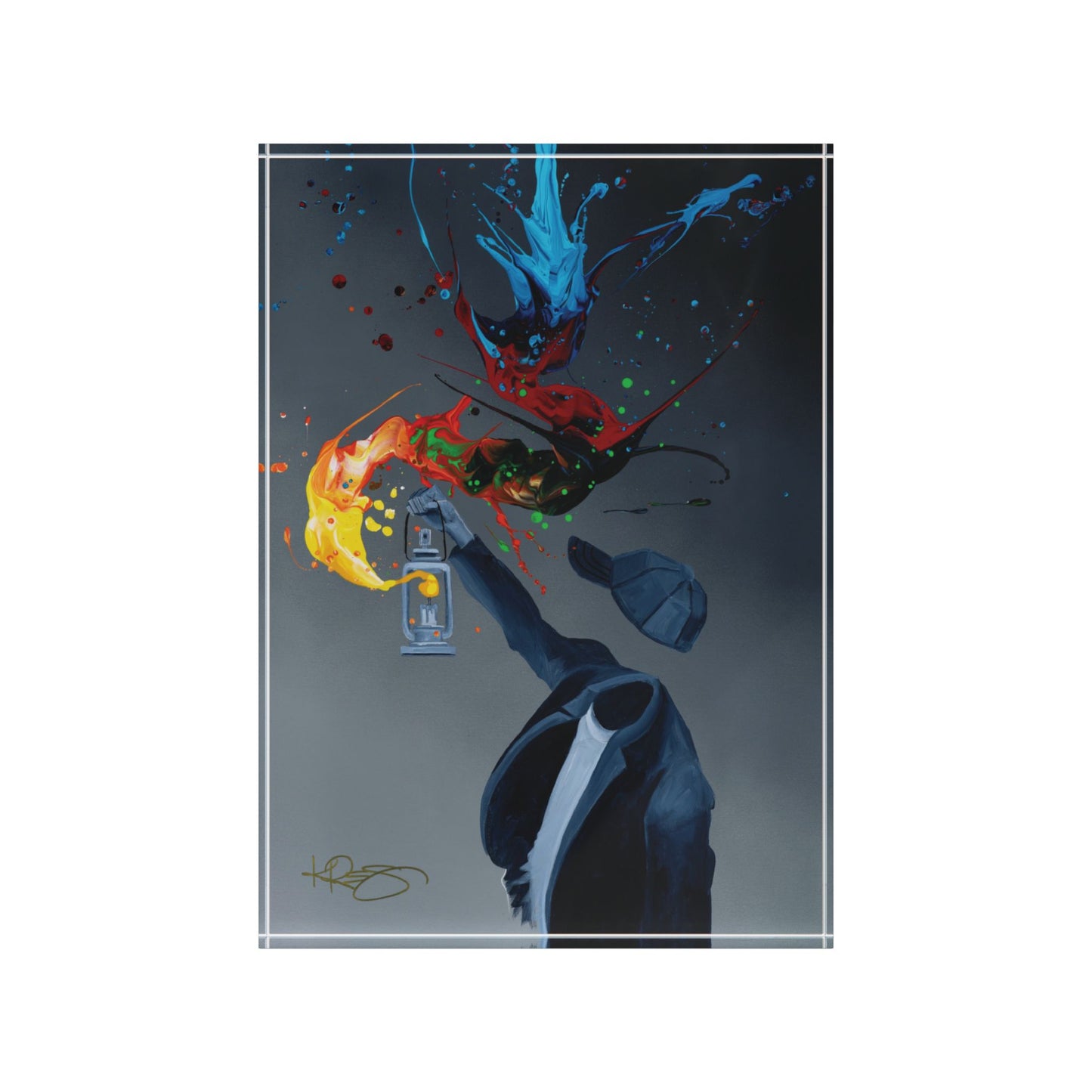 Illuminate the Dark Kre8 Kube Acrylic Art Blocks