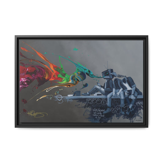 Follow the Leader Limited Edition (of 250) Kre8 Framed Gallery Wrapped Canvas