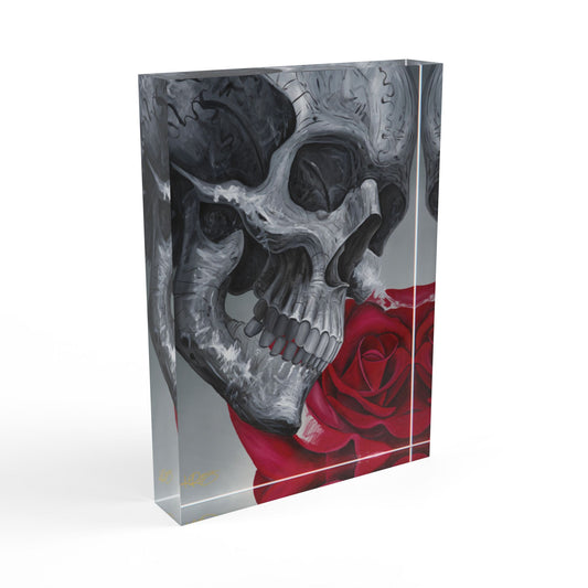 Embracing Life and Death Kre8 Kube Acrylic Art Blocks