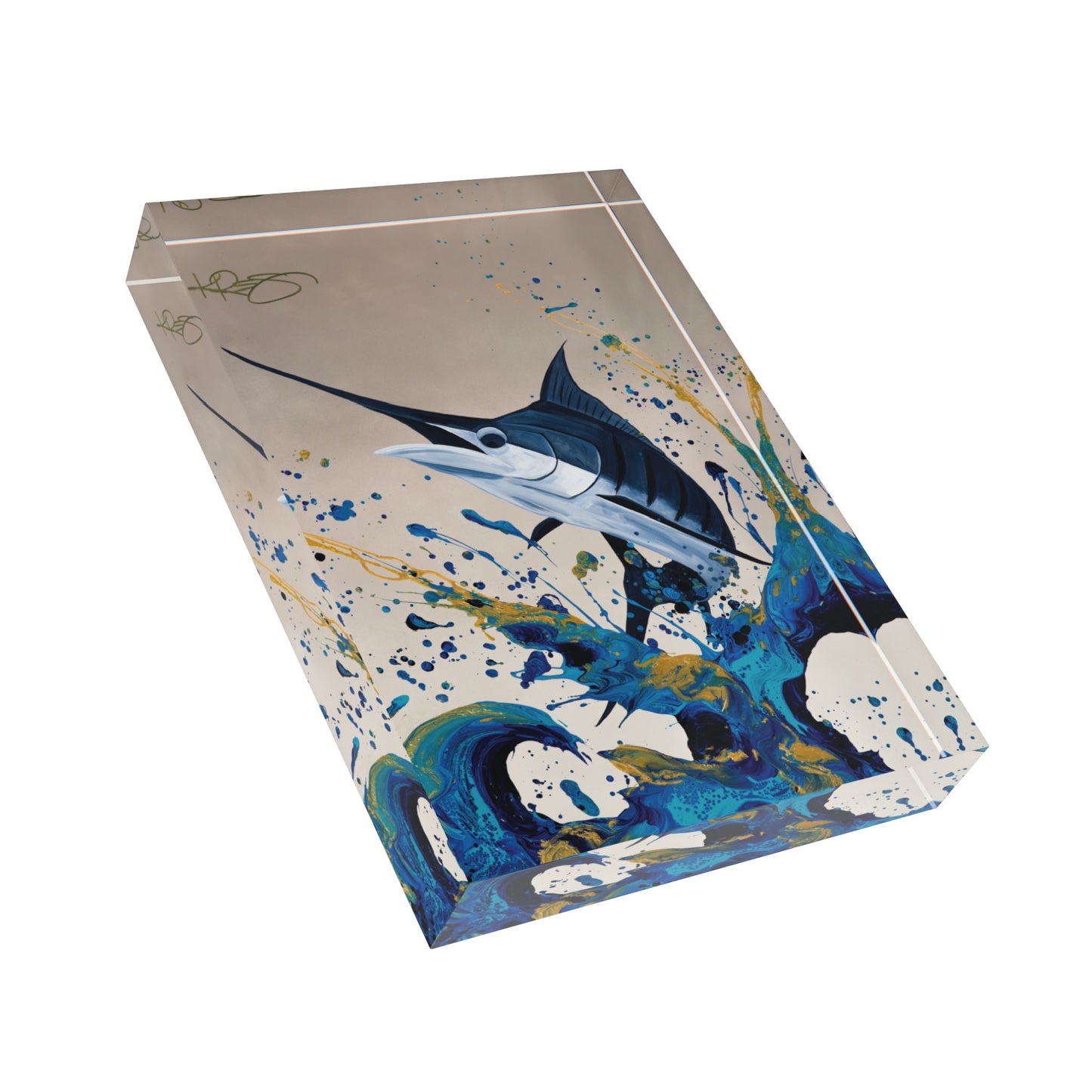 The Beauty in Chaos Kre8 Kube Acrylic Art Blocks