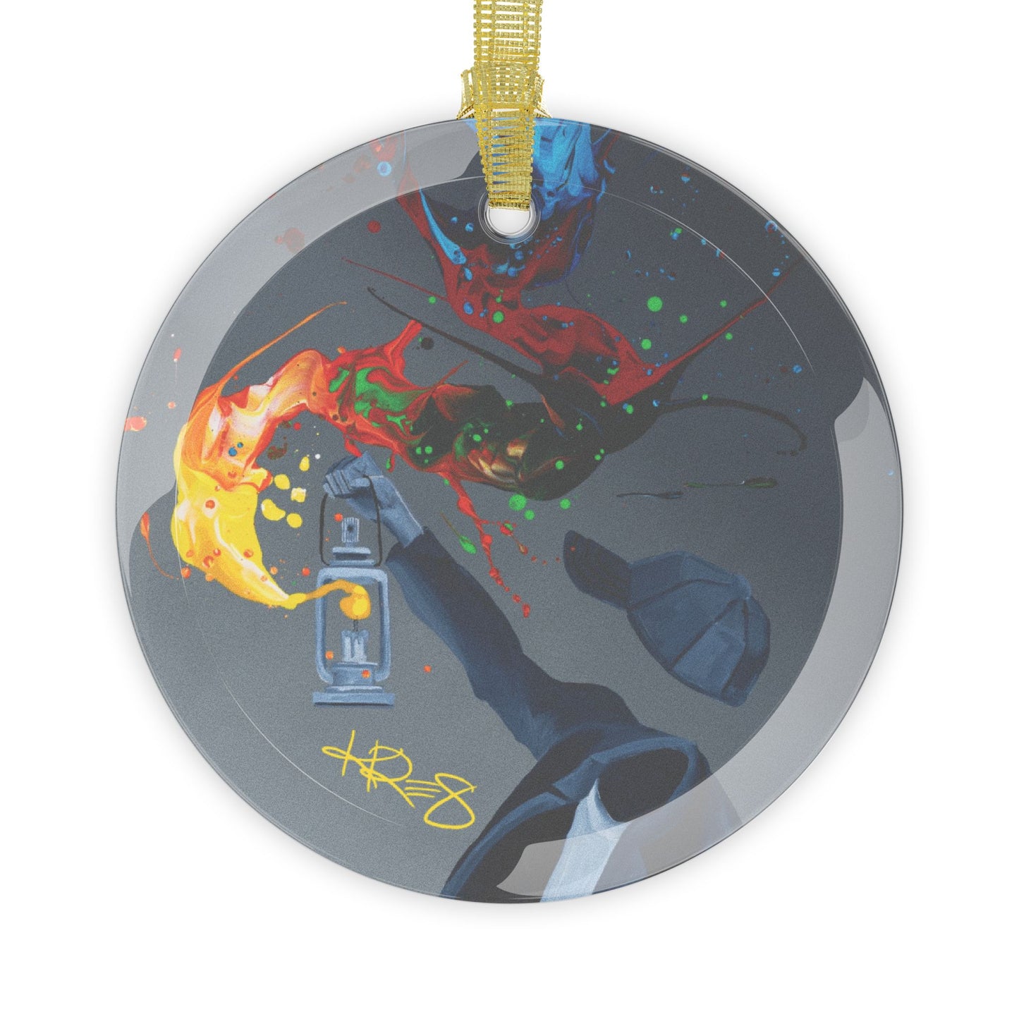 Illuminate the Dark Limited Edition 2025 Kre8 Glass Ornament