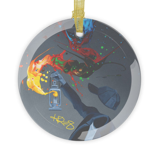 Illuminate the Dark Limited Edition 2025 Kre8 Glass Ornament