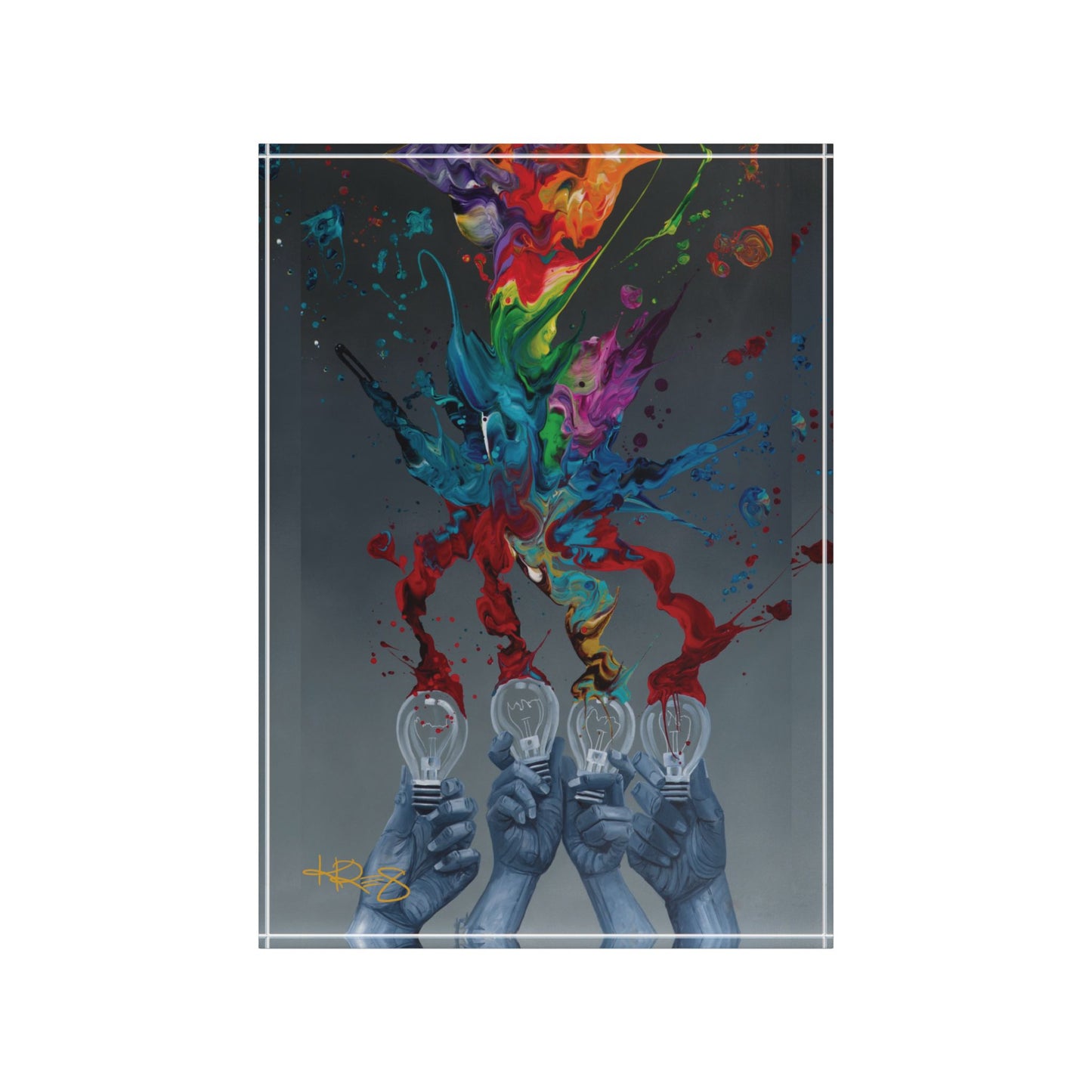 Bright Idea Kre8 Kube Acrylic Art Blocks