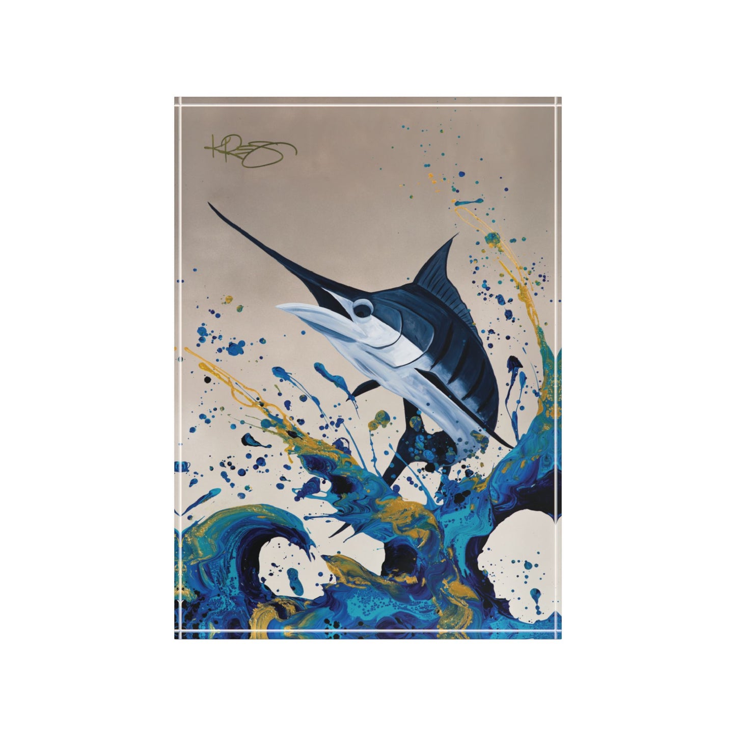 The Beauty in Chaos Kre8 Kube Acrylic Art Blocks