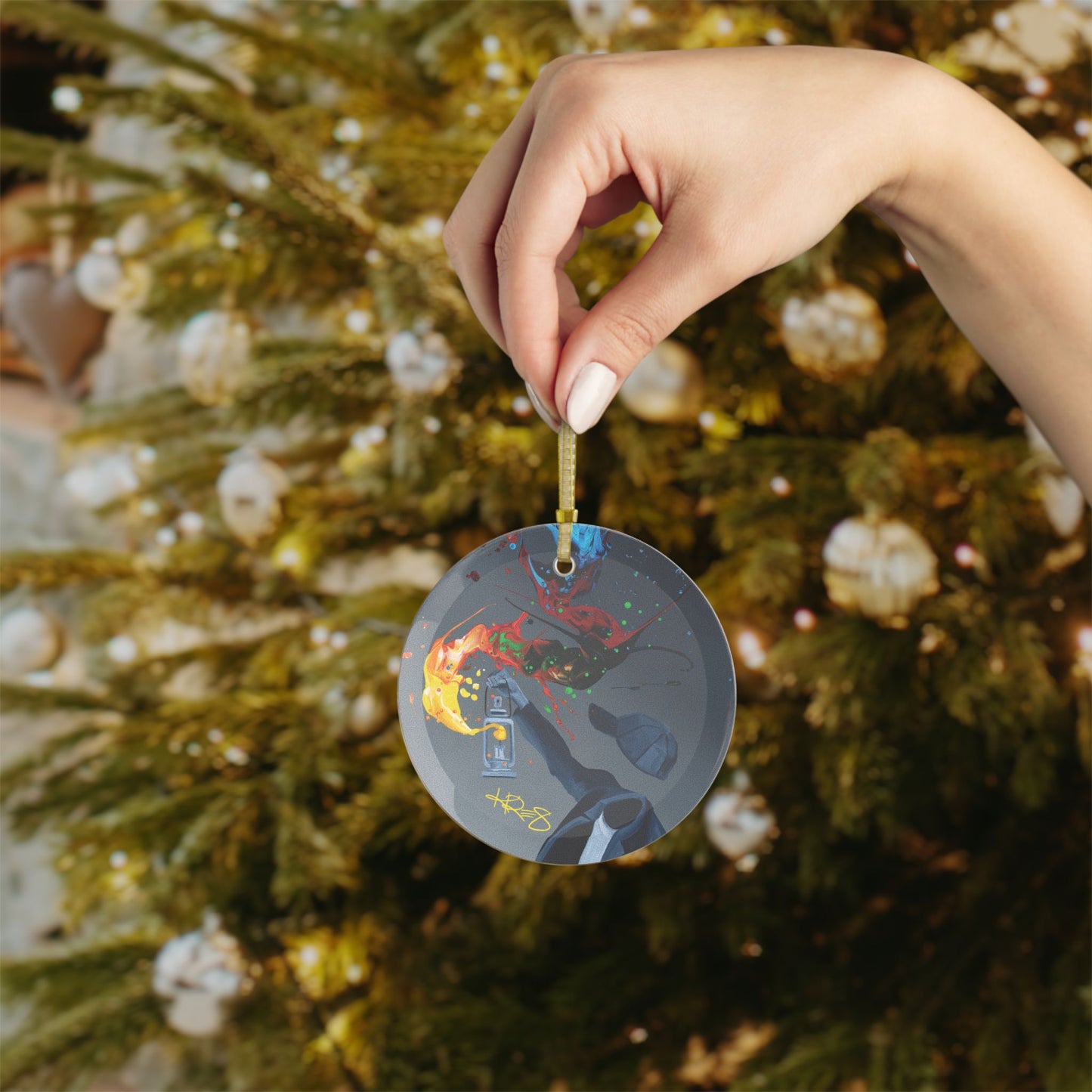 Illuminate the Dark Limited Edition 2025 Kre8 Glass Ornament