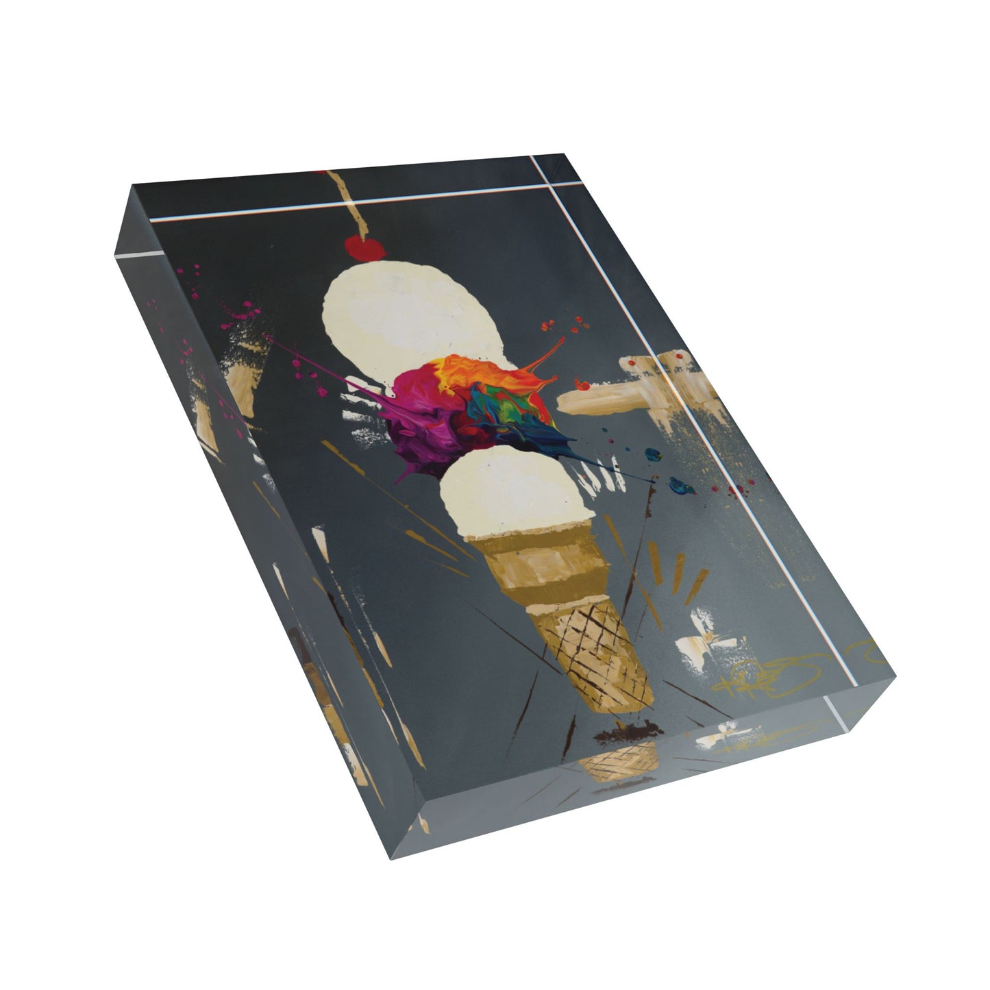 Flavored by Kre8tion Kre8 Kube Acrylic Art Blocks