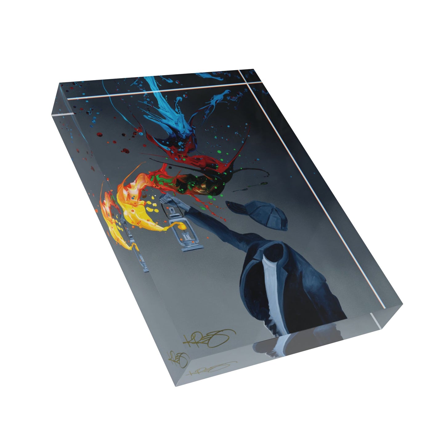 Illuminate the Dark Kre8 Kube Acrylic Art Blocks