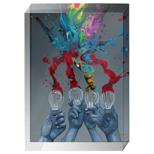 Bright Idea Kre8 Kube Acrylic Art Blocks