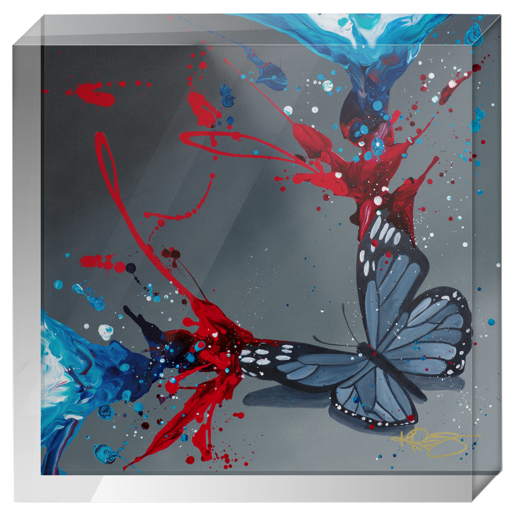 Fly with Me Kre8 Kube Acrylic Art Blocks