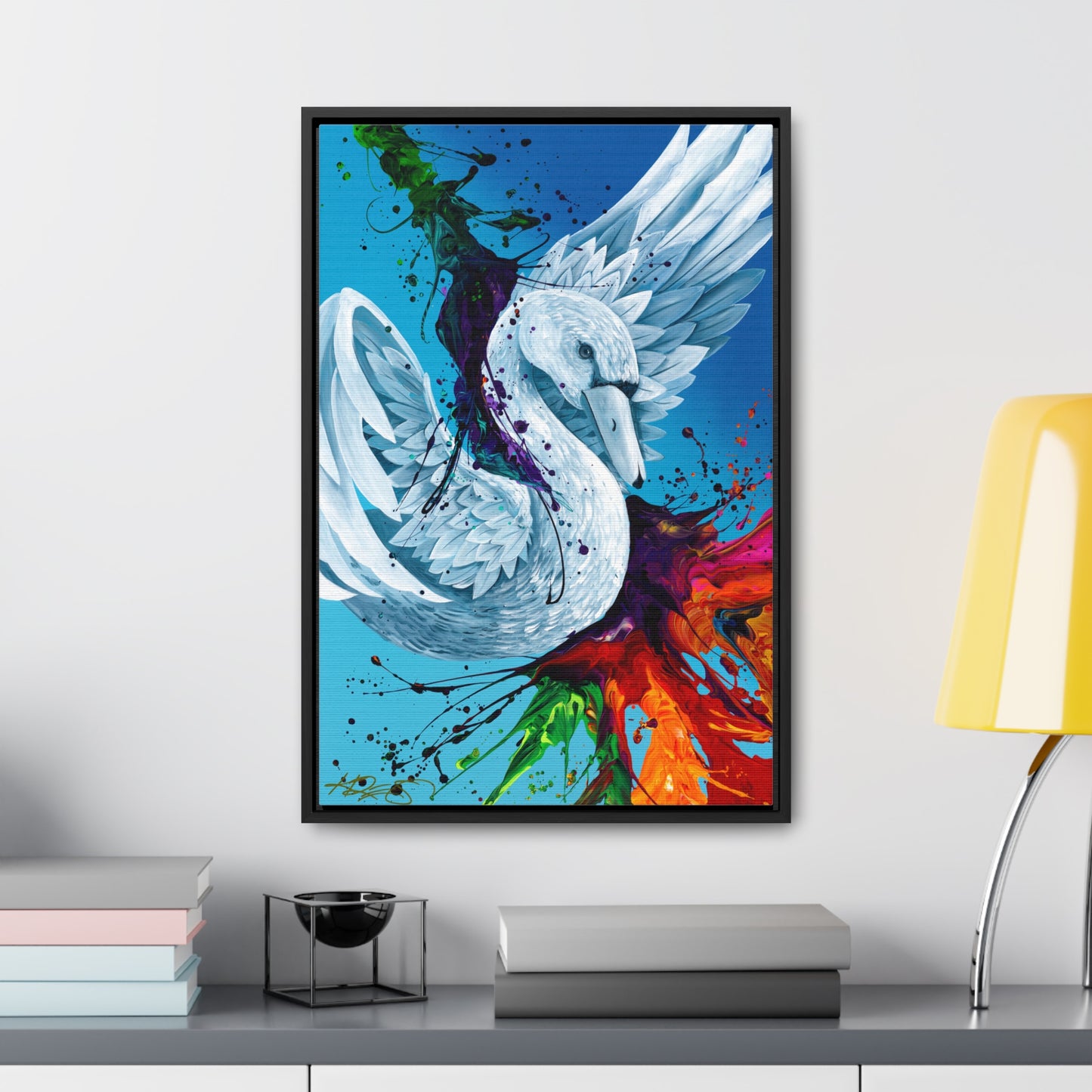 The Beauty in Mayhem Kre8 Framed Gallery Wrapped Canvas