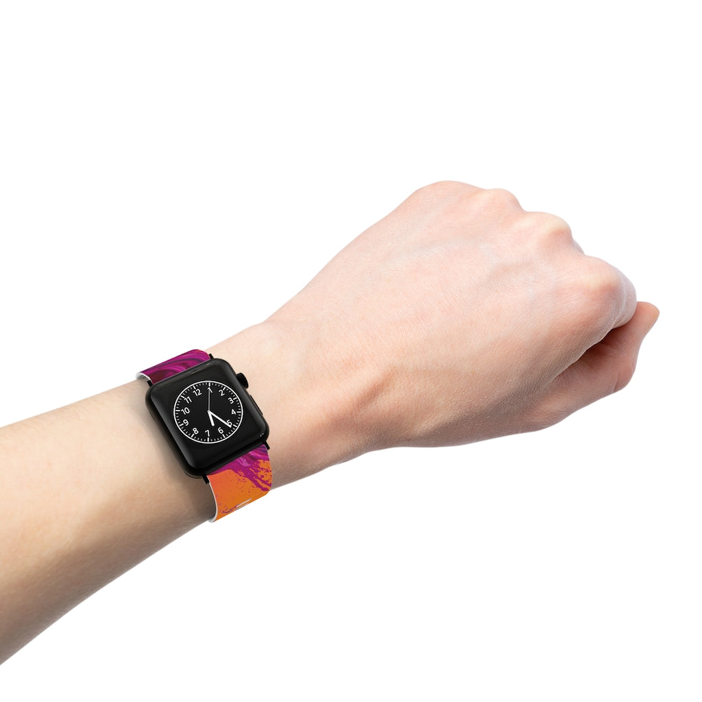 Rainbow Abstract Kre8 Watch Band for Apple Watch