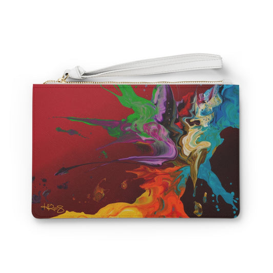 The Colors of Love Kre8 Saffiano Clutch Bag