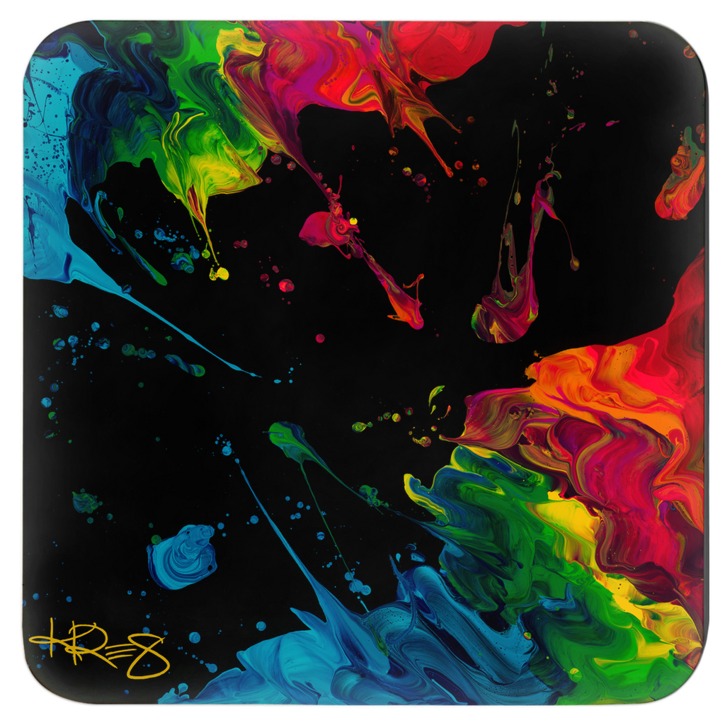 Abyss Kre8 Abstract Hot or Cold Drink Coaster Set