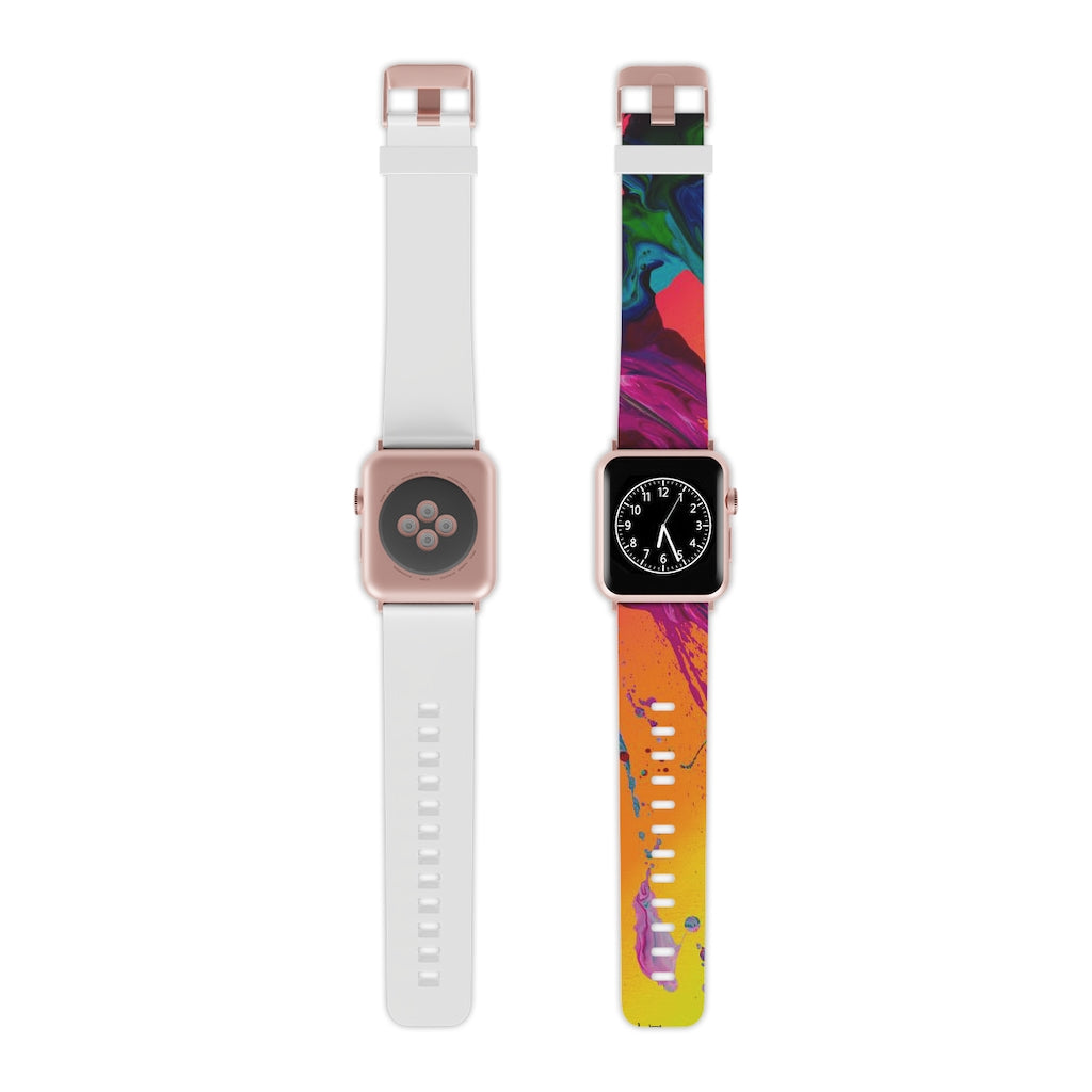 Rainbow Abstract Kre8 Watch Band for Apple Watch