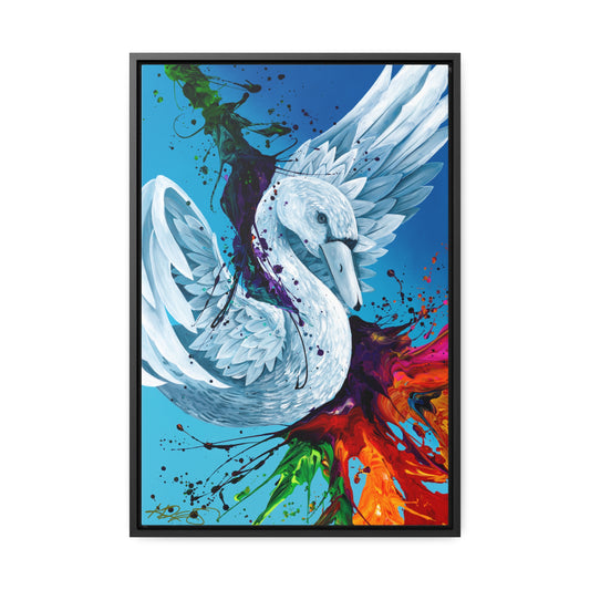 The Beauty in Mayhem Kre8 Framed Gallery Wrapped Canvas