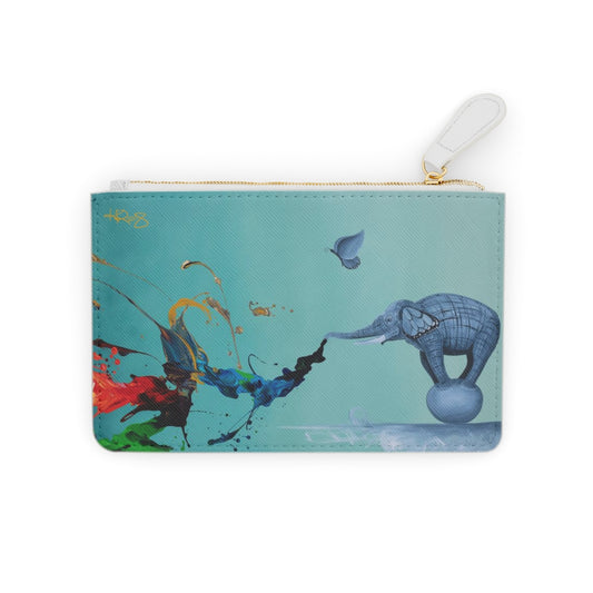 Changing Winds Small Kre8 Saffiano Clutch Bag