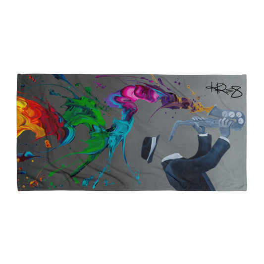 The Harmony Of Chaos Kre8 Beach or Bath Towel